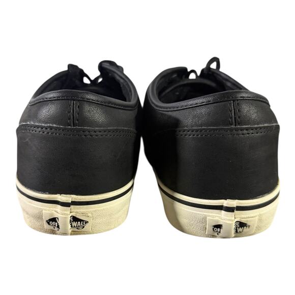 Vans Ultracush Black Leather Laceup Men's Size 12 VN500714 Skater - Picture 5 of 8